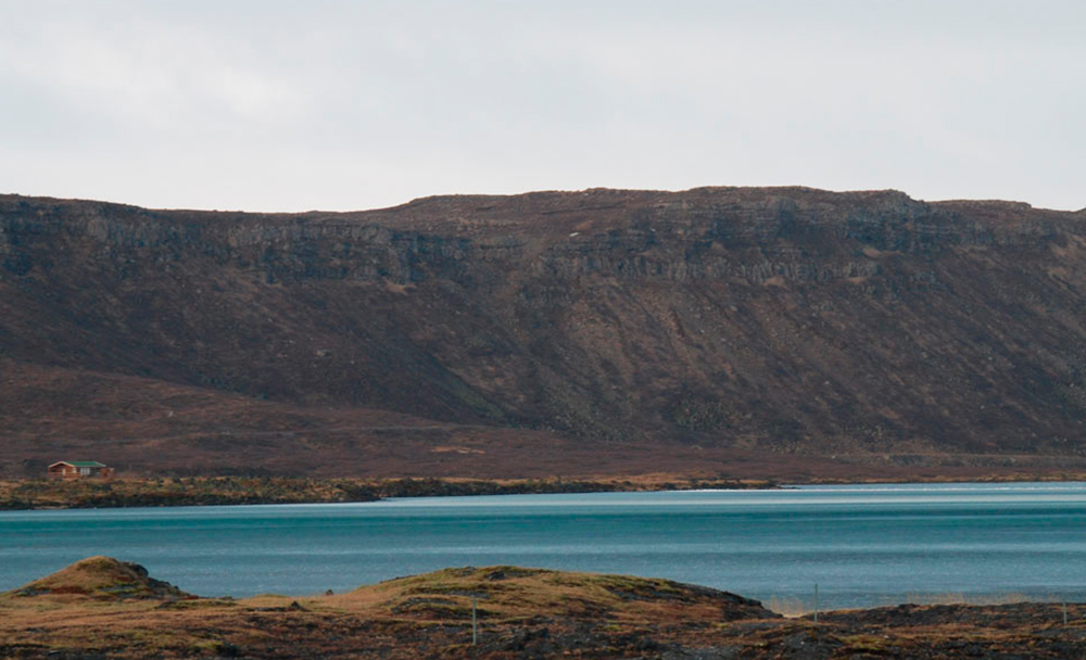 Lake Hlidarvatn in Iceland