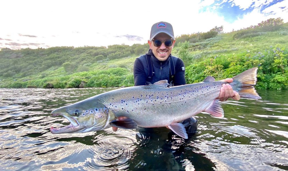 Salmon fishing in Iceland in 2023